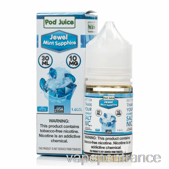 Bijou Menthe Saphir - Jus De Dosette - Stylo Vape 30ml 65mg